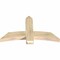 Ekena Millwork Bellingham Rough Sawn Timber Gable Bracket, Douglas Fir, 48"W x 28"H x 4"D x 6"F, 14/12 Pitch GBW048X28X0406BEL00RDF - alternate 4